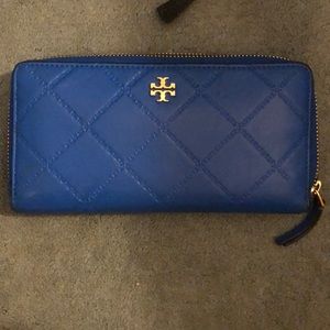 Royal blue Tory Burch wallet
